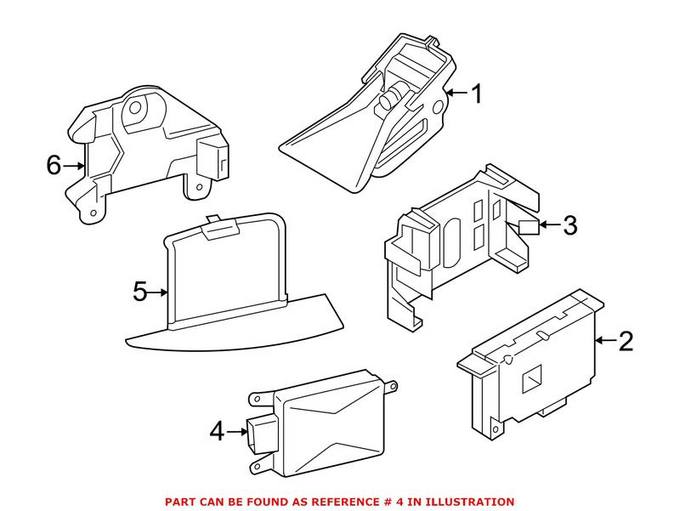 BMW Parking Aid Sensor - Passenger Side 66326881632